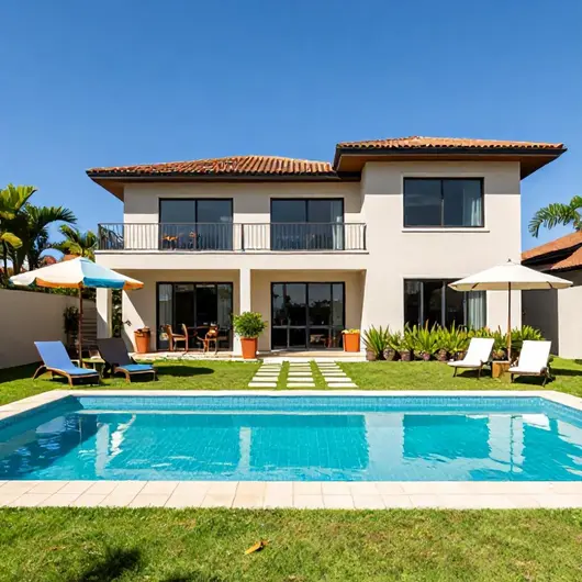 Casa Mobiliada com Piscina